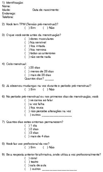 Anamnese Completa PDF, PDF, Menstruação